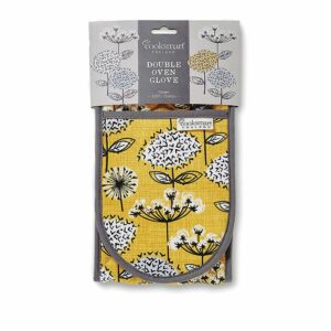 Double Oven Gloves Retro Meadow from Cooksmart