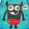 Childrens Tabard Apron Little Monster in Soft PEVA Vinyl from Cooksmart -82163