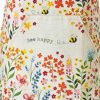 Adults Apron Cotton BEE HAPPY Design 100% Cotton from Cooksmart -82140