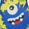 Childrens Tabard Apron Little Monster in Soft PEVA Vinyl from Cooksmart -82161
