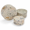 Set of 3 Round Nesting Cake Storage Tins - Assorted Woodland Animals Designs-0