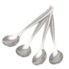 Set of 4 Stainless Steel Egg Teaspoons Kitchencraft-0