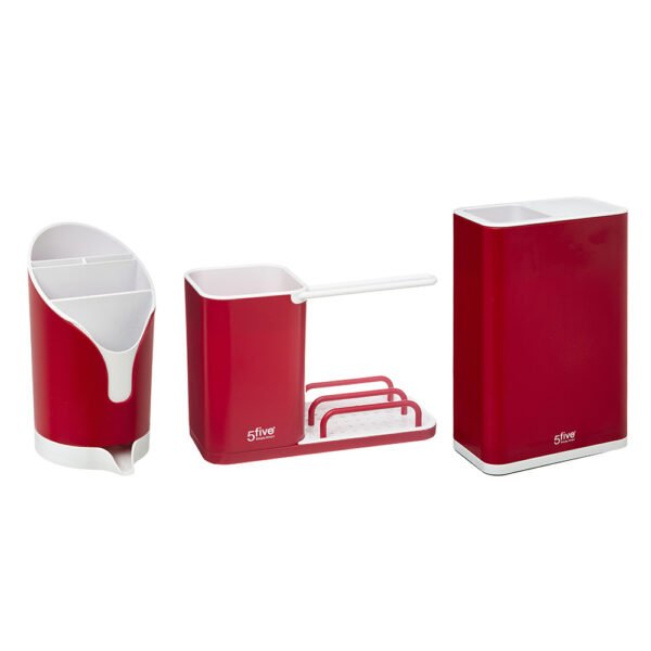 Cutlery Drainer Red by 5five - Simply Smart-82405