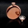 Hip Flask Stainless Steel Copper Finish 140ml BarCraft-79610