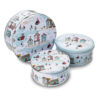 Set of 3 Round Cake Tins Beside the Seaside by Cooksmart-0