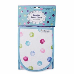 Double Oven Glove Spotty Dotty from Cooksmart-0