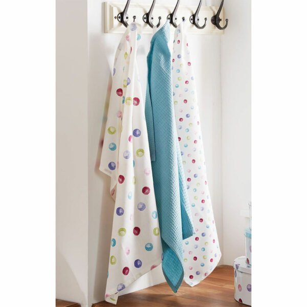 Tea Towels 3 Pack Spotty Dotty from Cooksmart-82479