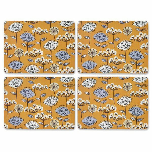 Retro Meadow Set of 4 Placemats from Cooksmart-82506