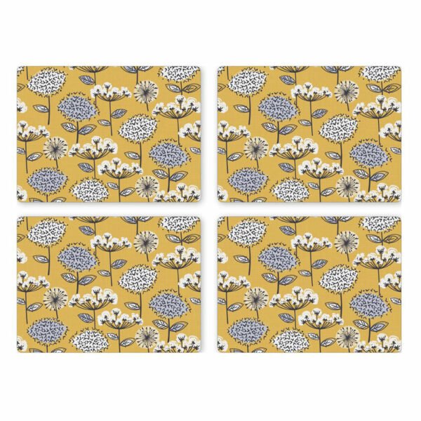 Retro Meadow Set of 4 Placemats from Cooksmart-82504