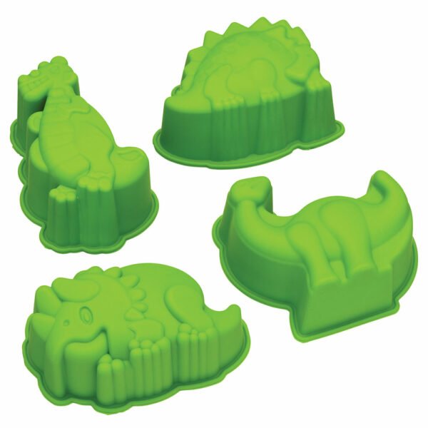 Dinosaur Shaped Silicone Cake / Jelly Moulds Let's Make by Kitchencraft-79999