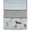Tea Towels Curious Dogs Multi-Colour Pack of 3 from Cooksmart -82668