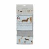 Tea Towels Curious Dogs Multi-Colour Pack of 3 from Cooksmart -0