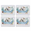Set of 4 Placemats Curious Cats by Cooksmart-0