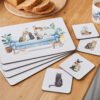 Set of 4 Placemats Curious Cats by Cooksmart-82585