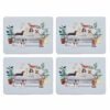Set of 4 Placemats Curious Dogs by Cooksmart-0