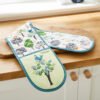 Double Oven Glove FOREST BIRDS Design by Cooksmart 100% Cotton Outer-82556