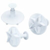 Set of 3 Lotus Blossom Fondant Plunger Cutters Sweetly Does It-0