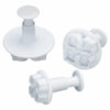 Set of 3 Pansy Fondant Plunger Cutters Sweetly Does It -0