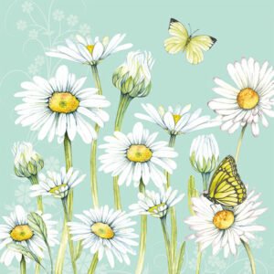 Paper Napkins Daisy 33x33cm by Ambiente-0