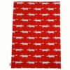 Scion Living Mr Fox Set of 2 Tea Towels - Red-0