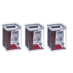 Eske 1L Airtight Food Storage Container Box 1000ml Set of 3-0